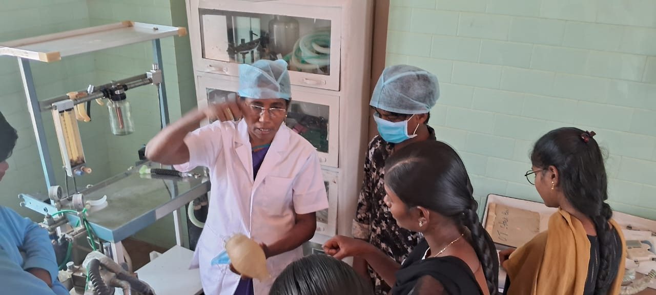 Clinical demonstration inside the hospital